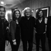 With Ricky Skaggs backstage at the Grand Ole Opry 2015